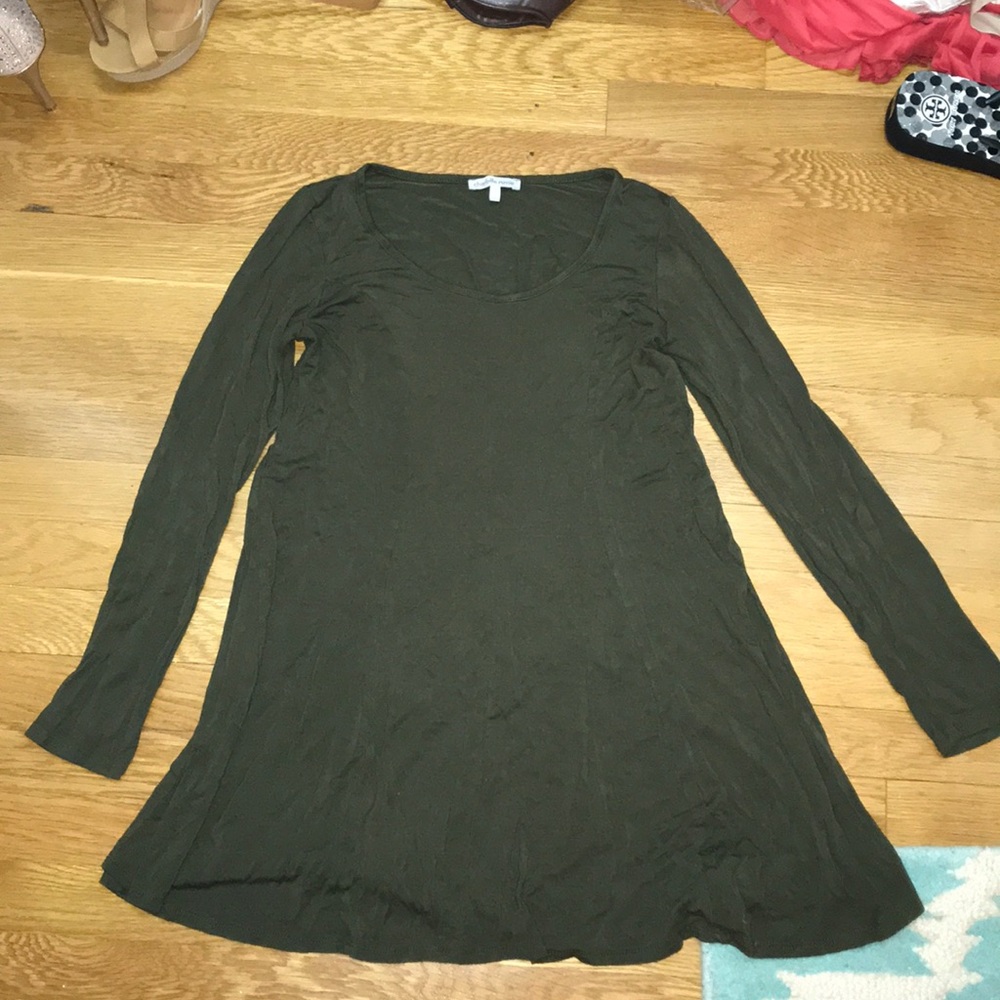 Green skater girl dress